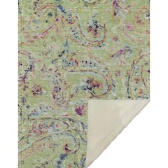 Premium Machine Washable ASB834 Aloe 50" x 70" Sherpa Throw Blanket