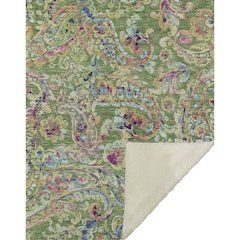 Premium Machine Washable ASB834 Fern 50" x 70" Sherpa Throw Blanket
