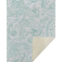 Premium Machine Washable ASB835 Turquoise 50" x 70" Sherpa Throw Blanket