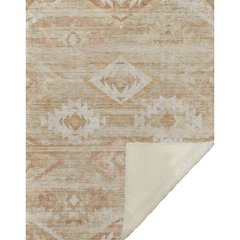 Premium Machine Washable ASB837 Copper 50" x 70" Sherpa Throw Blanket