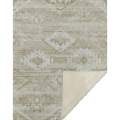 Premium Machine Washable ASB837 Taupe 50" x 70" Sherpa Throw Blanket