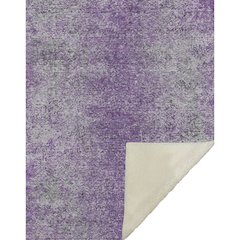 Premium Machine Washable ASB840 Plum 50" x 70" Sherpa Throw Blanket