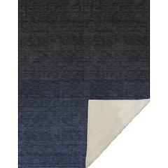 Premium Machine Washable ASB844 Navy 50" x 70" Sherpa Throw Blanket