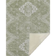 Premium Machine Washable ASB847 Aloe 50" x 70" Sherpa Throw Blanket