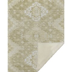 Premium Machine Washable ASB847 Wheat 50" x 70" Sherpa Throw Blanket