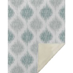 Premium Machine Washable ASB848 Aqua 50" x 70" Sherpa Throw Blanket