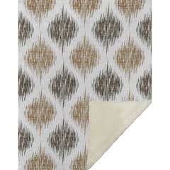Premium Machine Washable ASB848 Chocolate 50" x 70" Sherpa Throw Blanket