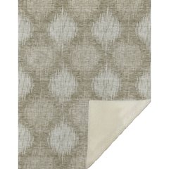 Premium Machine Washable ASB849 Taupe 50" x 70" Sherpa Throw Blanket
