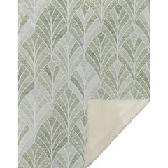 Premium Machine Washable ASB851 Sage 50" x 70" Sherpa Throw Blanket