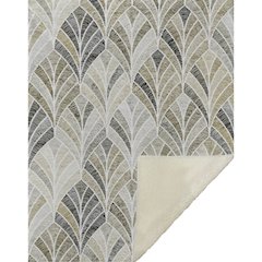 Premium Machine Washable ASB851 Taupe 50" x 70" Sherpa Throw Blanket