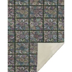 Premium Machine Washable ASB852 Fern 50" x 70" Sherpa Throw Blanket
