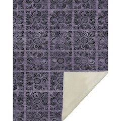 Premium Machine Washable ASB853 Purple 50" x 70" Sherpa Throw Blanket