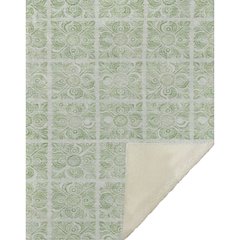 Premium Machine Washable ASB854 Aloe 50" x 70" Sherpa Throw Blanket