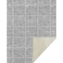 Premium Machine Washable ASB854 Silver 50" x 70" Sherpa Throw Blanket