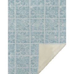 Premium Machine Washable ASB854 Turquoise 50" x 70" Sherpa Throw Blanket