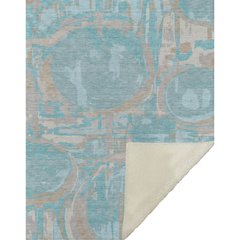 Premium Machine Washable ASB855 Teal 50" x 70" Sherpa Throw Blanket