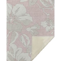 Premium Machine Washable ASB857 Pink 50" x 70" Sherpa Throw Blanket