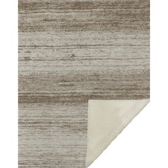 Premium Machine Washable ASB859 Brown 50" x 70" Sherpa Throw Blanket