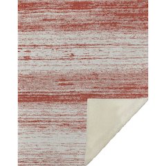 Premium Machine Washable ASB859 Red 50" x 70" Sherpa Throw Blanket