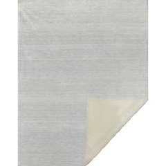 Premium Machine Washable ASB859 Silver 50" x 70" Sherpa Throw Blanket