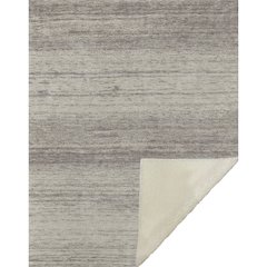 Premium Machine Washable ASB859 Taupe 50" x 70" Sherpa Throw Blanket