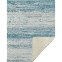 Premium Machine Washable ASB859 Teal 50" x 70" Sherpa Throw Blanket