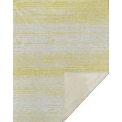 Premium Machine Washable ASB859 Yellow 50" x 70" Sherpa Throw Blanket