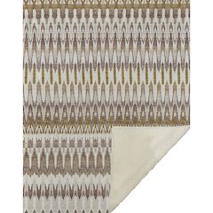 Premium Machine Washable ASB860 Brown 50" x 70" Sherpa Throw Blanket