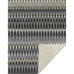 Premium Machine Washable ASB860 Charcoal 50" x 70" Sherpa Throw Blanket