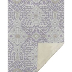 Premium Machine Washable ASB863 Lavender 50" x 70" Sherpa Throw Blanket