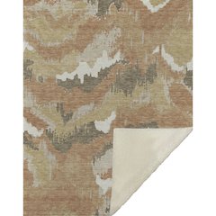 Premium Machine Washable ASB865 Copper 50" x 70" Sherpa Throw Blanket
