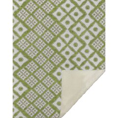 Premium Machine Washable ASB866 Lime 50" x 70" Sherpa Throw Blanket