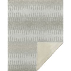 Premium Machine Washable ASB867 Ivory 50" x 70" Sherpa Throw Blanket