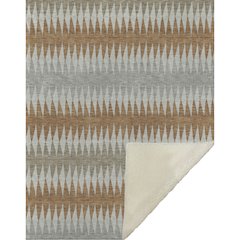 Premium Machine Washable ASB867 Paprika 50" x 70" Sherpa Throw Blanket