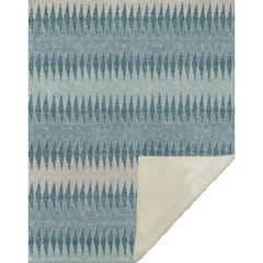 Premium Machine Washable ASB867 Teal 50" x 70" Sherpa Throw Blanket