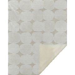 Premium Machine Washable ASB870 Beige 50" x 70" Sherpa Throw Blanket