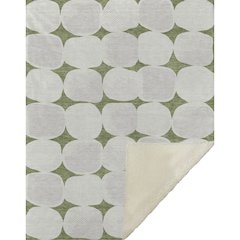 Premium Machine Washable ASB870 Green 50" x 70" Sherpa Throw Blanket