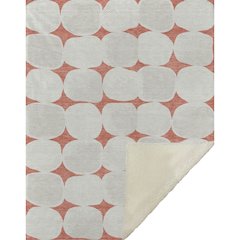 Premium Machine Washable ASB870 Salmon 50" x 70" Sherpa Throw Blanket