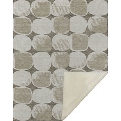 Premium Machine Washable ASB870 Taupe 50" x 70" Sherpa Throw Blanket