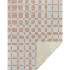 Premium Machine Washable ASB871 Peach 50" x 70" Sherpa Throw Blanket