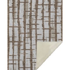 Premium Machine Washable ASB872 Chocolate 50" x 70" Sherpa Throw Blanket