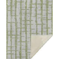Premium Machine Washable ASB872 Green 50" x 70" Sherpa Throw Blanket