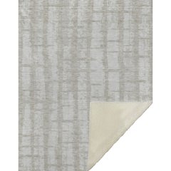 Premium Machine Washable ASB872 Taupe 50" x 70" Sherpa Throw Blanket