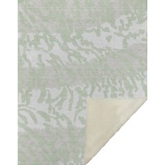 Premium Machine Washable ASB873 Aloe 50" x 70" Sherpa Throw Blanket