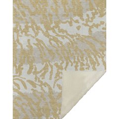 Premium Machine Washable ASB873 Gold 50" x 70" Sherpa Throw Blanket