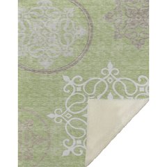 Premium Machine Washable ASB874 Aloe 50" x 70" Sherpa Throw Blanket