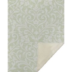Premium Machine Washable ASB875 Aloe 50" x 70" Sherpa Throw Blanket