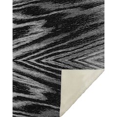 Premium Machine Washable ASB876 Black 50" x 70" Sherpa Throw Blanket