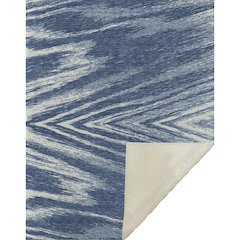 Premium Machine Washable ASB876 Blue 50" x 70" Sherpa Throw Blanket