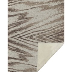 Premium Machine Washable ASB876 Brown 50" x 70" Sherpa Throw Blanket